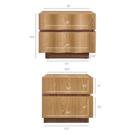 Isola 2 Drawer Nightstand by Modway HouseOfZazla