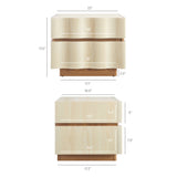 Isola 2 Drawer Nightstand by Modway