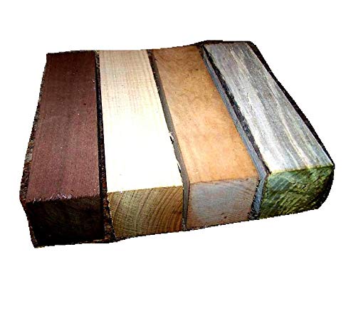 (New) Walnut, Honey Locust, Hickory, Sycamore Turning Blanks Wood Lumber 3 X 3 X 12 (uses Include Furniture, cabinets, Windows and Door Frames, WoodArtSupply