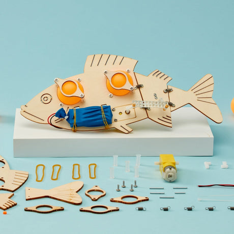 Fish Robot DIY Kit, Educational STEM Toy Kitsville