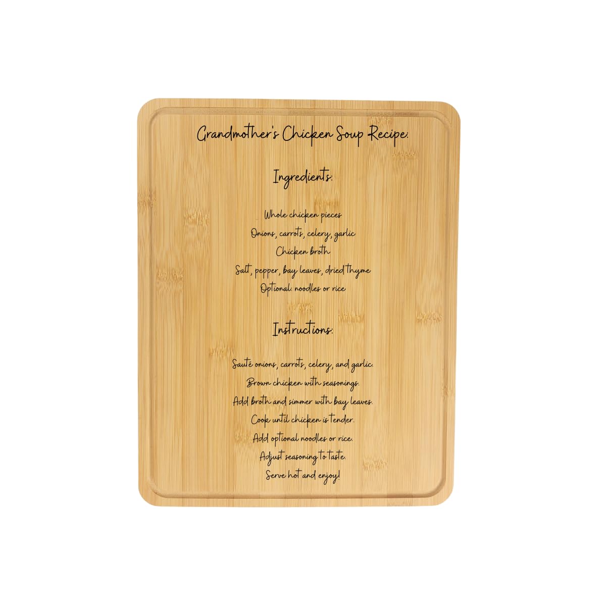(Set of 10) 14"X11" Thick Sturdy Bulk Plain Bamboo Serving Tray, Chopping Board with Juice Groove for Customized, Personalized Engraving Purpose Invisioncorp