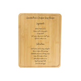 (Set of 10) 14"X11" Thick Sturdy Bulk Plain Bamboo Serving Tray, Chopping Board with Juice Groove for Customized, Personalized Engraving Purpose Invisioncorp