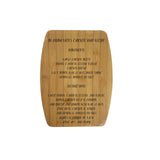 (Set of 12) 12"X9" Round Edge Bulk Plain Bamboo Serving Cutting Boards for Customized, Personalized Engraving Purpose (Without Handle) Invisioncorp