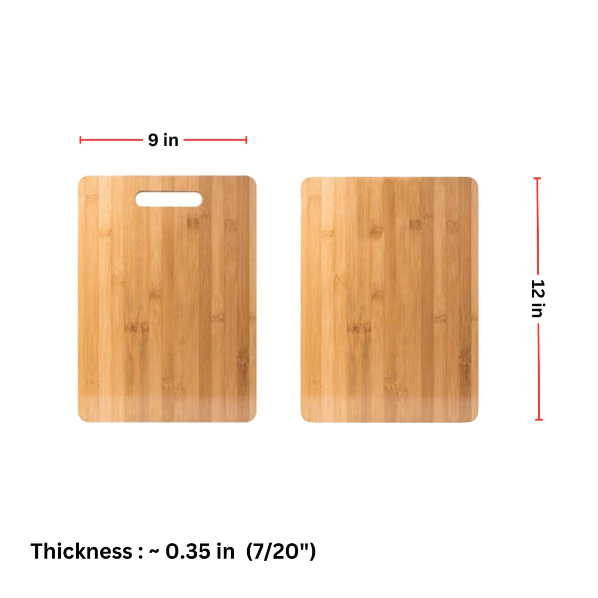 (Set of 12) 12x9" Bulk Plain Blank Bamboo Serving Tray, Charcuterie, Cutting, Chopping Boards for Engraving, Gift Invisioncorp