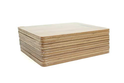 (Set of 12) 15"X11" Bulk Wholesale Plain Bamboo Charcuterie, Serving Tray, Chopping, Cutting Board for Customized, Personalized Engraving Gift Purpose (With Handle) Invisioncorp