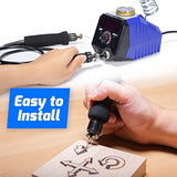 (WEP 939D-V Wood Burning Kit 250-750℃/482-1382℉Adjustable Wood Burning Tool with Detachable Pen, 20 Wood burner Tips, WoodBurning Pen Holder Suitable WEP