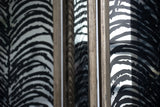 Room Divider, Herero 4 Panel Decorative Screen - Black