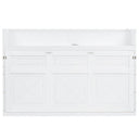 Murphy Bed With Desk, LED Light And USB Charging Station HouseOfZazla