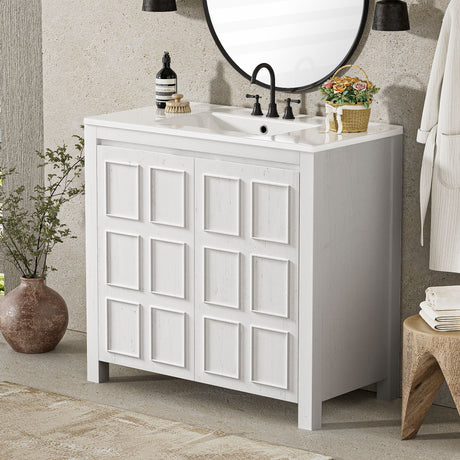 Bathroom Vanity Organizer With Sink, Combo Cabinet Set, Bathroom Storage Cabinet HouseOfZazla