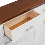 Twin Size Murphy Bed With 3 Drawers - White