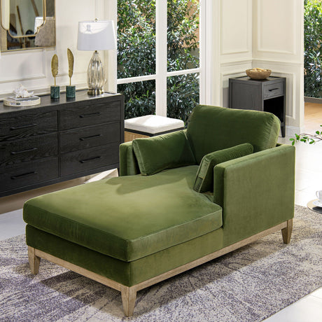 Knox - Modern Farmhouse Chaise Lounge Chair HouseOfZazla