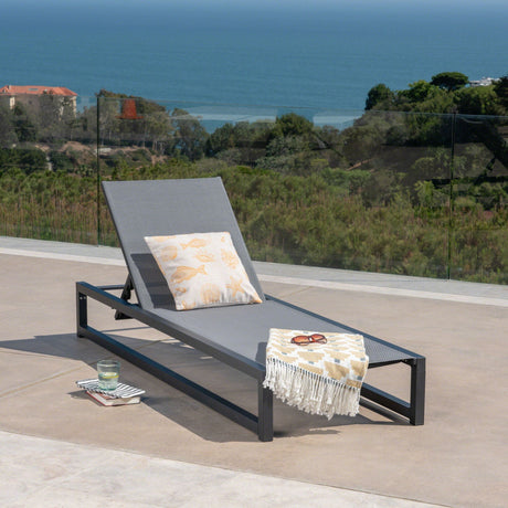 Chaise Lounge With 5 Reclining Positions, Outdoor Patio Lounge Chairs HouseOfZazla