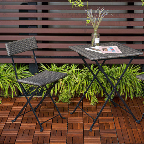 Interlocking Deck Tiles Checker Pattern, Square Acacia Hardwood Outdoor Flooring For Patio, Bancony, Pool Side HouseOfZazla