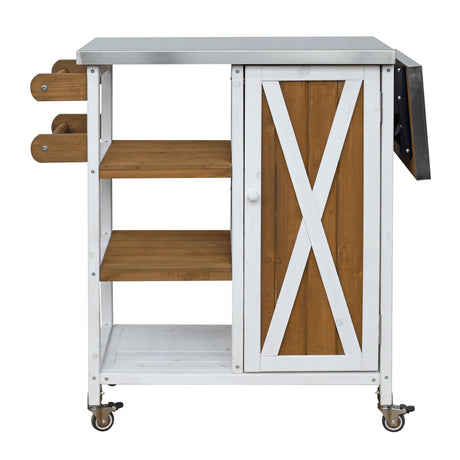 Foldable Outdoor Kitchen Island Patio Prep Station HouseOfZazla