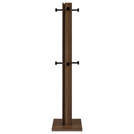 Rawlins - Coat Rack With 8 Hooks - Walnut HouseOfZazla