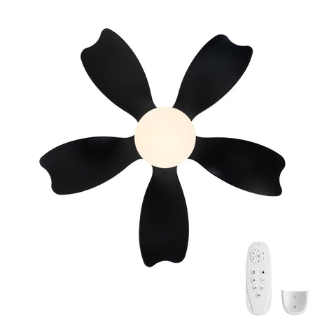 Low Profile Flush Mount Ceiling Fan With Light HouseOfZazla