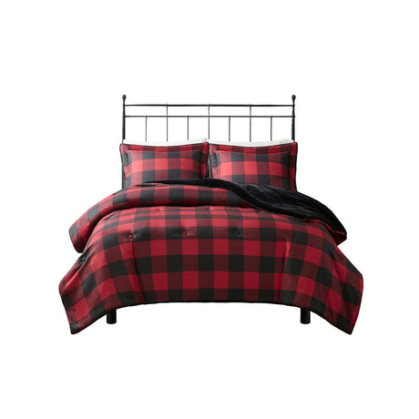 King/Cal King Faux Wool to Faux Fur Down Alternative Comforter Set HouseOfZazla