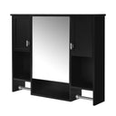 Wall Mounted Bathroom Storage Cabinet With Mirror, Medicine Cabinet With Towel Bar HouseOfZazla