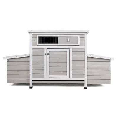 Large Chicken Coop Outdoor Hen House & Dual Nesting Boxes