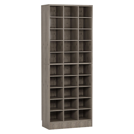 10 Tier Shoe Storage Cabinet With 30 Cubbies HouseOfZazla