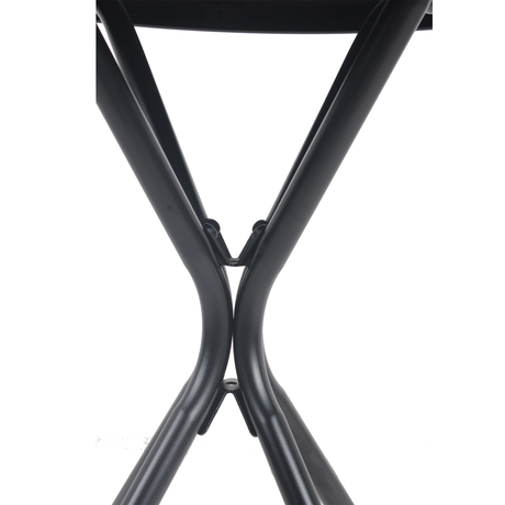 3-Piece Outdoor Patio Furniture Set with Foldable Chairs & Tempered Glass Table HouseOfZazla