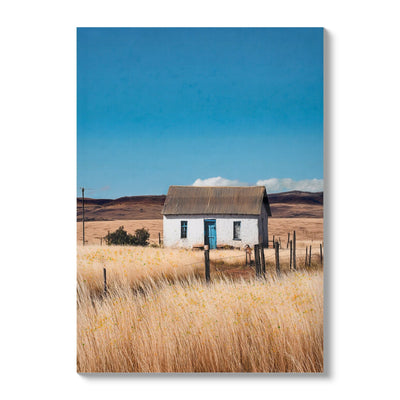 Farmhouse House Wall Art Canvas Print