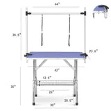 Large Grooming Table For Pet Dog And Cat With Adjustable Arm And Clamps Large Heavy Duty Animal Grooming Table
