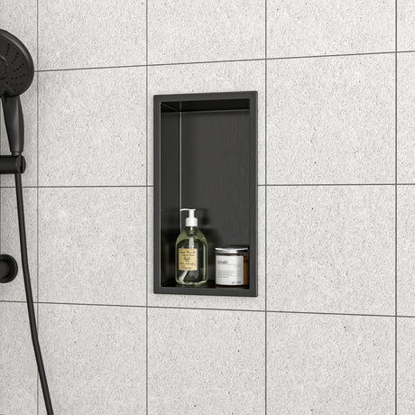 Stainless Steel Shower Niche With Seamless Design For Bathroom Storage HouseOfZazla