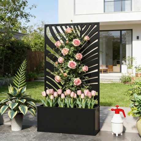 Freestanding Plant Bed, Wall Mounted Flower Bed, Raised Garden Bed HouseOfZazla