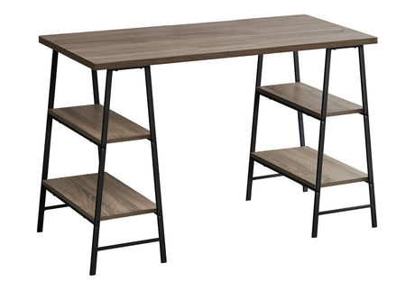 Computer Desk For Home Office, Storage Shelves, Industrial Design HouseOfZazla