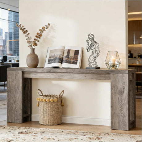 Wood Entryway Console Table, Console Table, Side Table HouseOfZazla