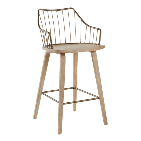 Winston - Farmhouse Counter Stool HouseOfZazla