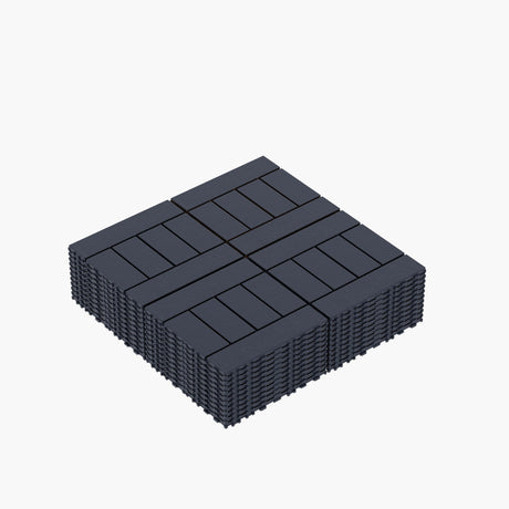 H Style Diy Module Interlocking Patio Deck Tiles HouseOfZazla