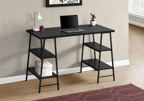Computer Desk For Home Office, Storage Shelves, Industrial Design HouseOfZazla