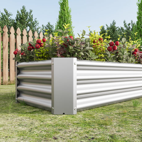 Metal Raised Garden Bed 4x2x1 ft HouseOfZazla