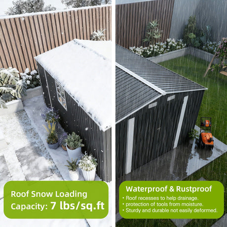 Outdoor Storage Shed With Lockable Doors HouseOfZazla