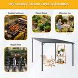 Outdoor Pergola, 10' x 10' Hardtop Gazebo for Yard