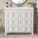 Bathroom Vanity Organizer With Sink, Combo Cabinet Set, Bathroom Storage Cabinet