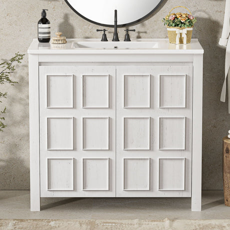 Bathroom Vanity Organizer With Sink, Combo Cabinet Set, Bathroom Storage Cabinet HouseOfZazla