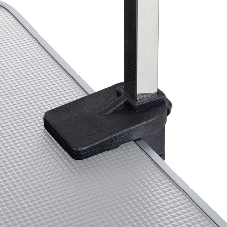 Folding Dog Pet Grooming Table Stainless Steel Frame Rubber Mat On Board With Adjustable Arm And Clamps Pet Dog Cat Grooming Table HouseOfZazla