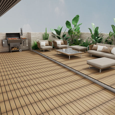 Patio Deck Tiles, Pack Of 22 HouseOfZazla