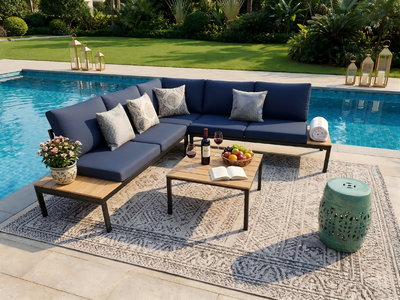 Outdoor Patio Furniture Set Sofa