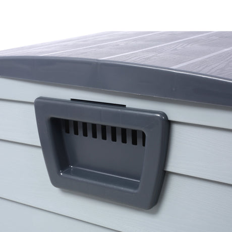 All Weather UV Pool Deck Box Storage Shed Bin with Wheels HouseOfZazla