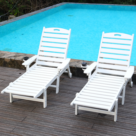 HDPE Chaise Lounge Chair Outdoor HouseOfZazla