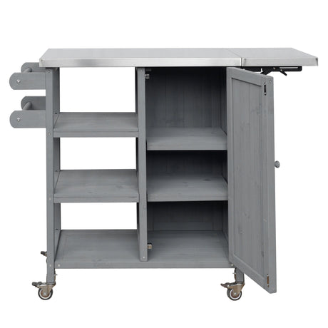 Foldable Outdoor Kitchen Island Patio Kitchen Cart HouseOfZazla