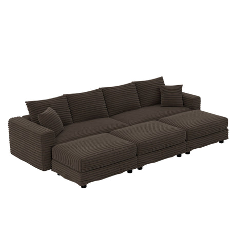 Modern Comfy Upholstered Sofa Cloud Couch & Deep Seat Couches HouseOfZazla