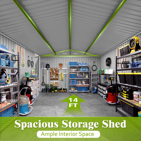 Outdoor Storage Shed With Lockable Doors HouseOfZazla