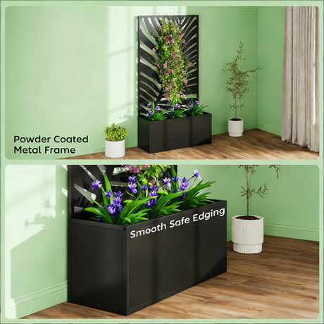 Freestanding Plant Bed, Wall Mounted Flower Bed, Raised Garden Bed HouseOfZazla