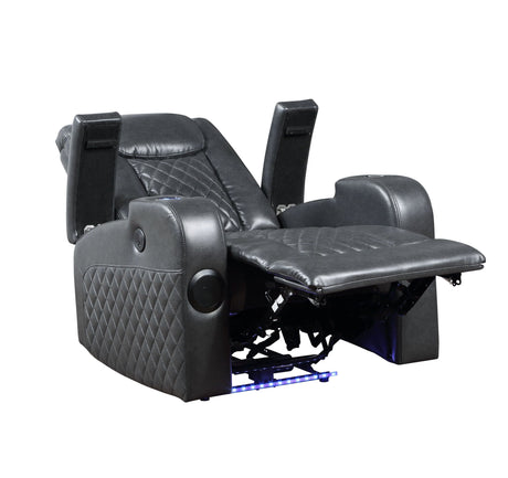 Alair Leather Aire Power Motion Recliner with Bluetooth and Wireless Charger HouseOfZazla