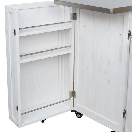 Outdoor Kitchen Island Fir Wood Prep Station HouseOfZazla